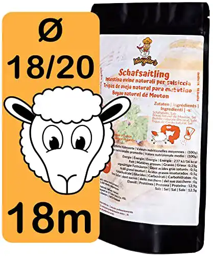 Schafsaitling Wengler’s 18 Meter Naturdarm zart und dünn
