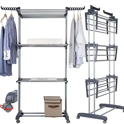 Turmwäscheständer johgee Platzsparend und Praktisch 172CM