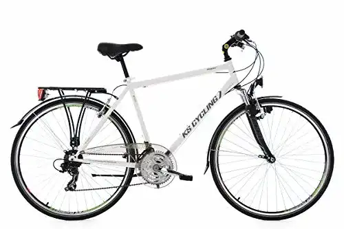KS Cycling-Fahrrad KS Cycling Trekkingrad Herren 28” Vegas weiß