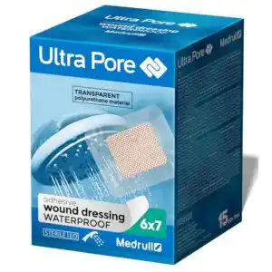 Duschpflaster Medrull 100% wasserfestes Wundpflaster 75 Stück