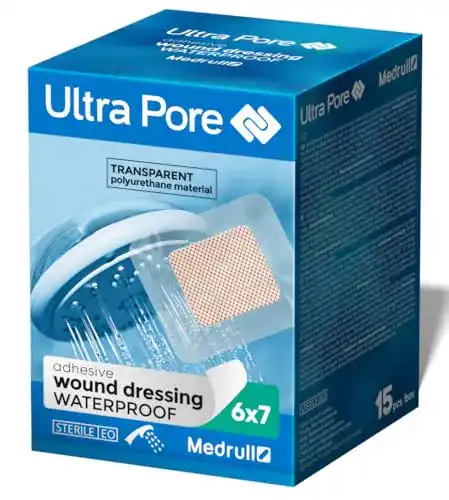 Duschpflaster Medrull 100% wasserfestes Wundpflaster 75 Stück