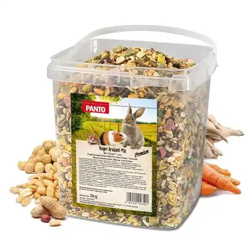 Rattenfutter Panto Nagerfutter, Nager-Krokant-Mix Premium 3 kg