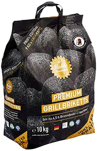 Grillbrikett Die Kohle-Manufaktur Premium 10kg, schwarz