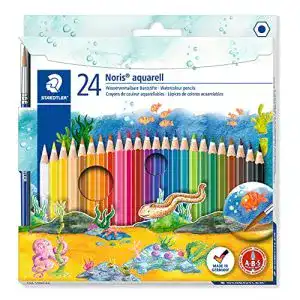 Aquarellstifte Staedtler Noris Club 144 10NC24 Aquarell-Buntstifte