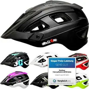 MTB-Helm Skullcap ® Fahrradhelm & MTB Helm + Visier