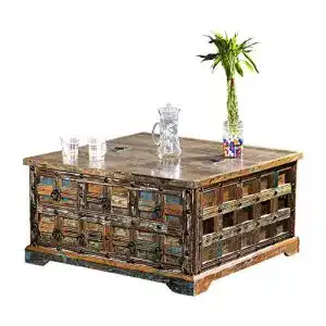 Truhentisch The Wood Times Couchtisch Massiv Vintage Look