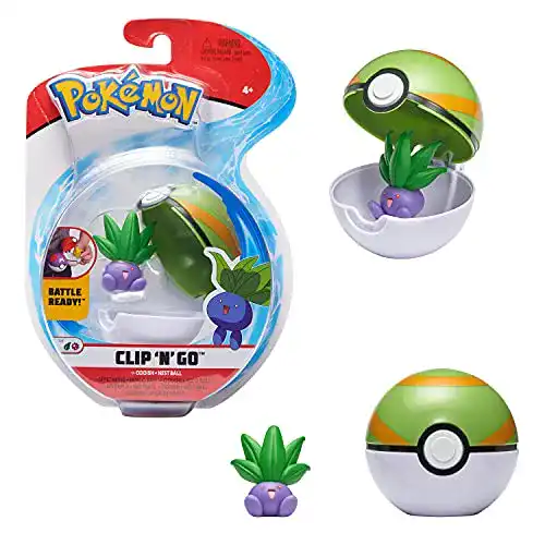 Pokéball BANDAI Poké Ball und Figur Clip ‘N’ Go – 1 Nest Ball + 1
