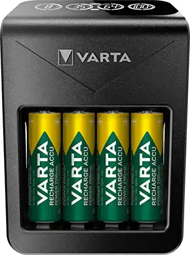 Akku-Ladegerät Varta Plug Charger+, für Akkus u. USB Geräte