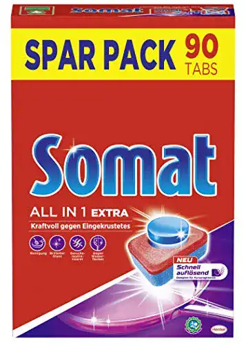 Spülmaschinentabs Somat All in 1 Extra, 90 Tabs