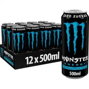 Monster-Energy-Drink Monster Energy Zero Sugar, 12×500 ml