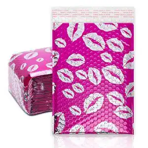 Luftpolsterumschlag TONESPAC 50 Stück 12x21cm Pink Lippen