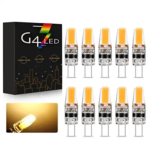 G4-LED (dimmbar) COITROZR G4 LED Lampen, 3W G4 LED Birnen Warmweiß