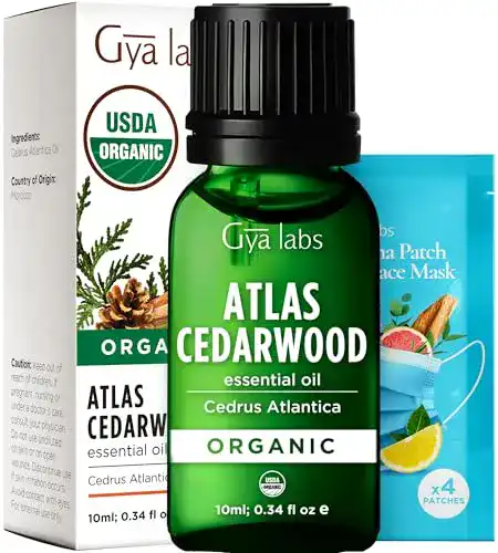 Zedernöl Gya Labs Ätherisches Atlas-Zedernholz-Öl 10 ml