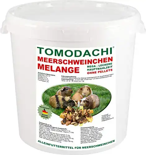 Meerschweinchenfutter Tomodachi, Nagerfutter pelletfrei, 1kg