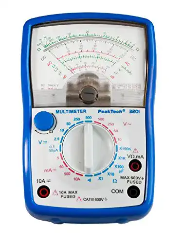 Analog-Multimeter PeakTech Analog Multimeter Cat III 600V