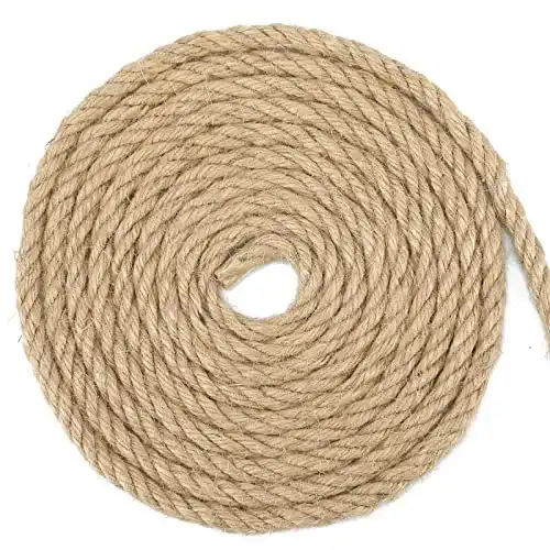 Hanfseil G2PLUS 8MM Dick Hanfschnur, 10M Dick Jute