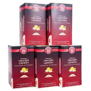 Ingwertee Teekanne Premium Ingwer Zitrone, 5er Pack (5 x 35 g)