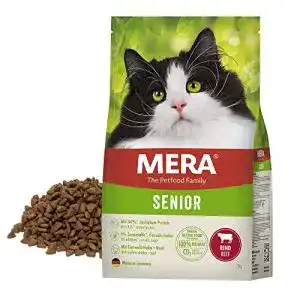 Mera-Trockenfutter Katze MERA Cats Senior Rind, 2 kg