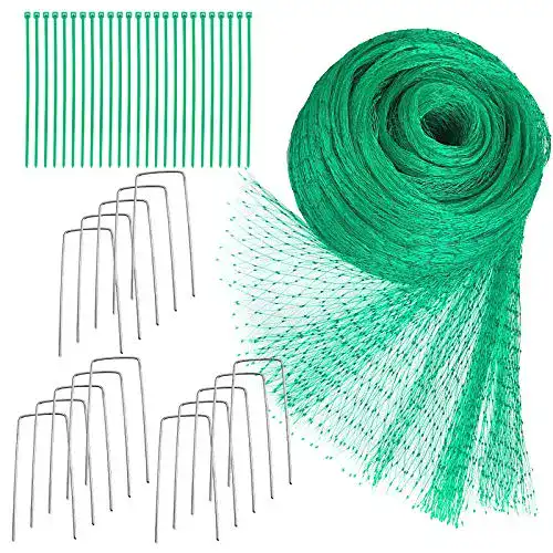 Teichnetz Youley Vogelschutznetz 4M x 10M Grünes Vogelnetz
