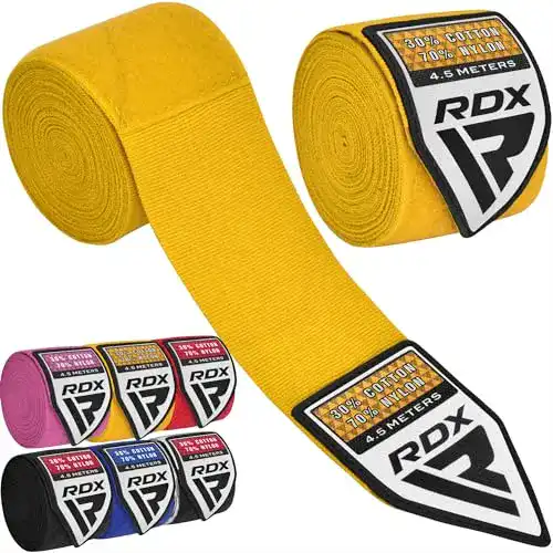 Boxbandagen RDX 4.5m Profi Boxen MMA Muay Thai, Elastisch
