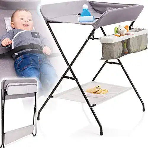 Wickeltisch klappbar Stimo24 Mobiler Wickeltisch Klappbar