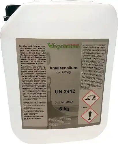 Ameisensäure Vogelmann Chemie 75% 6 kg