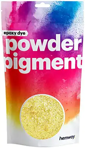 Goldpulver Hemway, Metallic-Schein-24K Gold-Puder-Pigment 50g