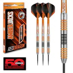 Dart-Schaft RED DRAGON Amberjack Series Steel Profi Dartpfeile