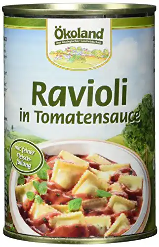 Dosenravioli Ökoland Ravioli, 6er Pack (6 x 400 g)