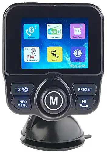 DAB-FM-Transmitter auvisio DAB für Auto