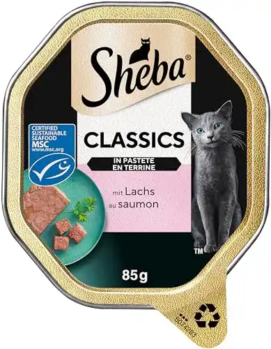 Sheba-Katzenfutter Sheba Classics in Pastete Lachs 22 x 85g