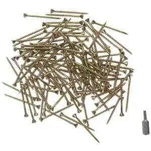 Dielenschrauben Suki 125 Stück Dielenschraube 3,2 x 40 mm