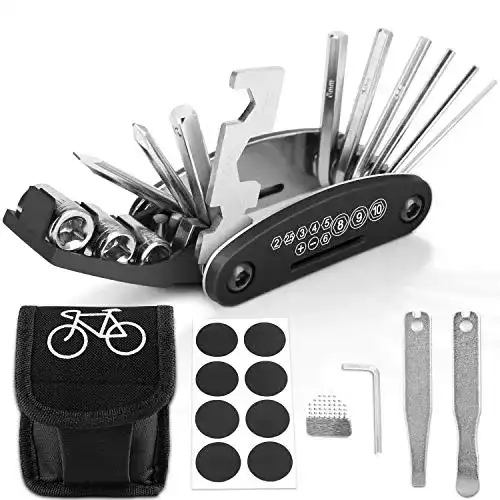 Fahrrad-Reparaturset Yissvic Fahrrad-Multitool, 16-in-1