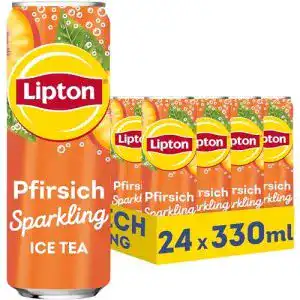 Lipton-Eistee LIPTON ICE TEA Sparkling Pfirsich, 24 x 0.33l