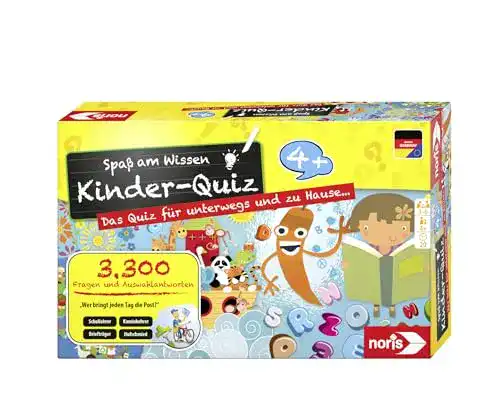 Quizspiele noris 606013595 Kinder-Quiz, der Familen-Spielspaß