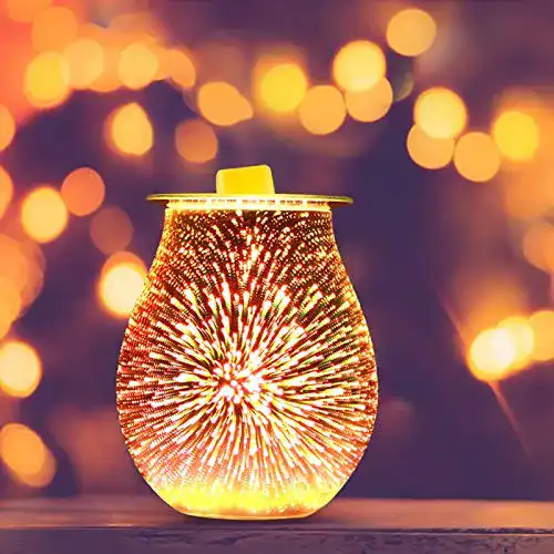 Elektrische Duftlampe Blingbin Feuerwerk Aroma Lampe, 3D