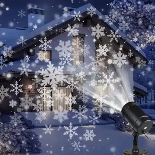 Schneeflocken-Projektor Yinuo Candle LED Projektionslampe