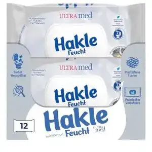 Feuchtes-Toilettenpapier Hakle Feucht ULTRA med im 12er-Pack