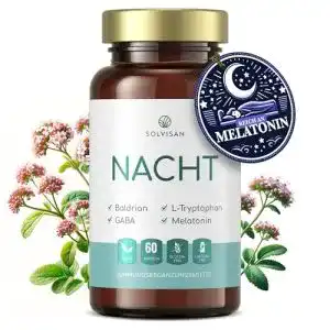 Baldrian SOLVISAN SCHLAF GUT mit natürlichem Melatonin