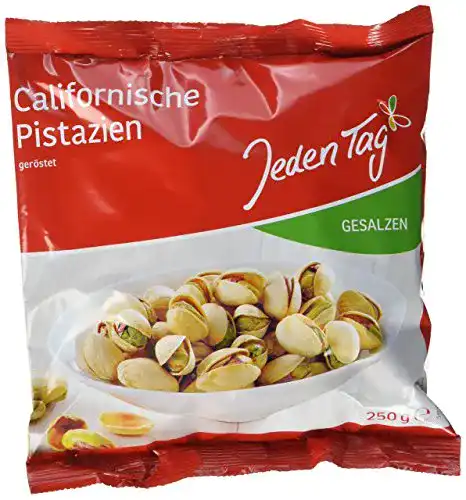 Die beste Pistazien Jeden Tag geröstet und gesalzen, 250g 2026 Test Bestseller Pistazien Jeden Tag geröstet und gesalzen, 250g