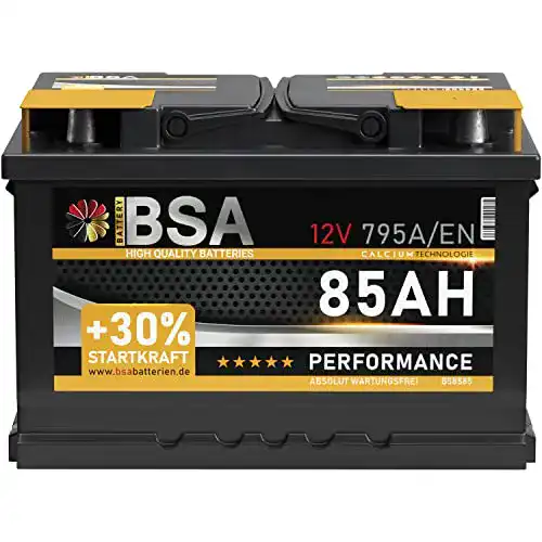 Autobatterie 85Ah BSA 12V Batterie