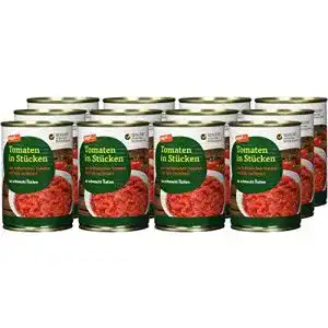 Gehackte Tomaten tegut… Reinheitsversprechen 12 x 400 g