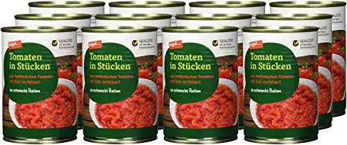 Gehackte Tomaten tegut… Reinheitsversprechen 12 x 400 g