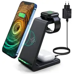 Apple-Ladestation-3-in-1 Orshinal Wireless Charger 3 in 1 Induktiv