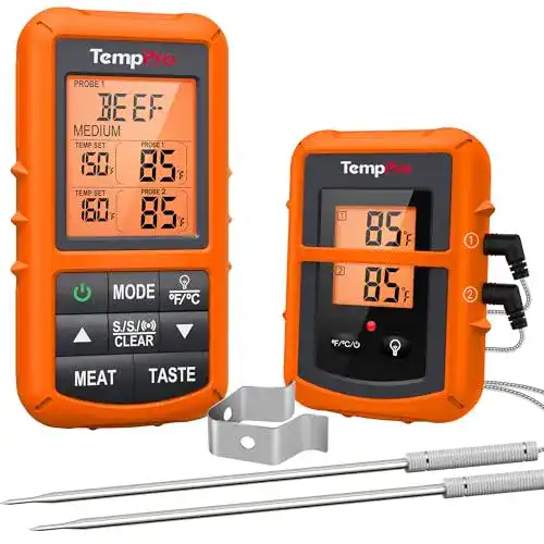 Funk-Grillthermometer ThermoPro TP20 Digital 2 Temperaturfühler