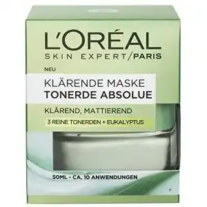 Gesichtsmasken L’Oréal Paris Tonerde Absolue Klärende Maske