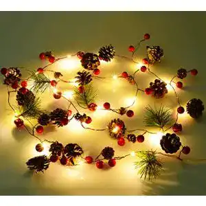 Weihnachtsgirlanden Artiflr Weihnachtsgirlande mit Lichtern