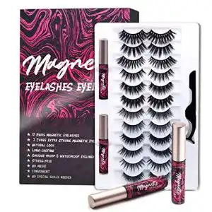 Magnetische Wimpern sopalmy mit Eyeliner, 3D magnetic lashes