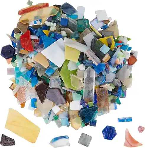 Glasscherben VBS Großhandelspackung 2kg Bruchmosaik bunt