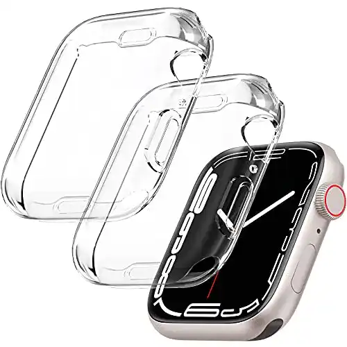 Apple-Watch-7-Hülle KIMILAR [2 Stück] Schutzhülle